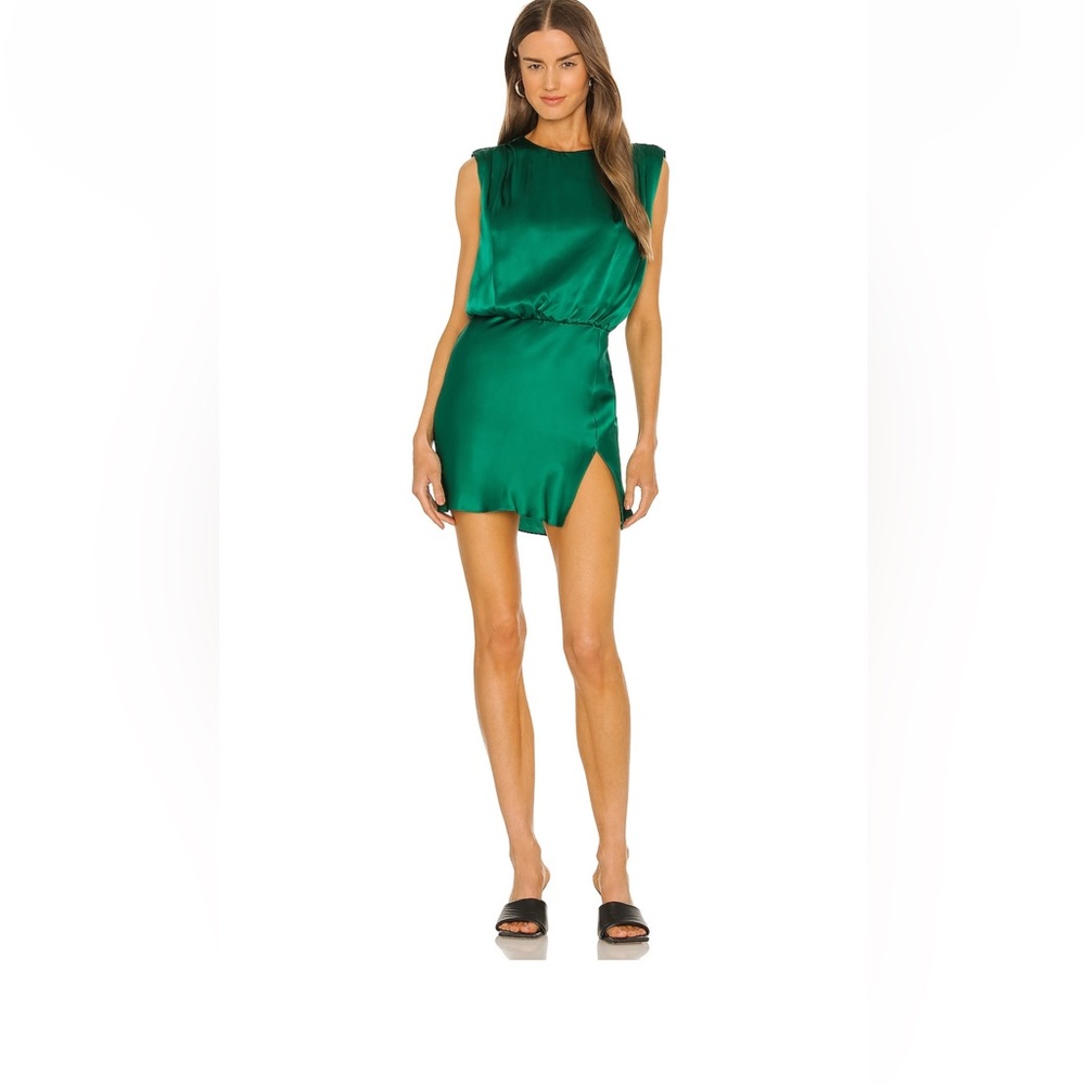 amanda uprichard emerald green dress